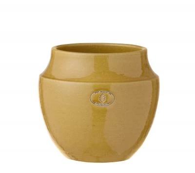 Bungalow DK Flower Pot Vita Ochre H 17cm 3 Bungalow DK Flower Pot Vita Ochre H 17cm