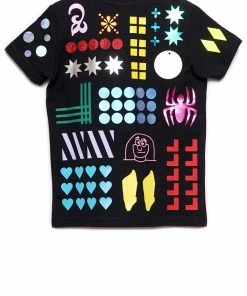 starstyling Black 12 to 14 Years Everything Allover T Shirt