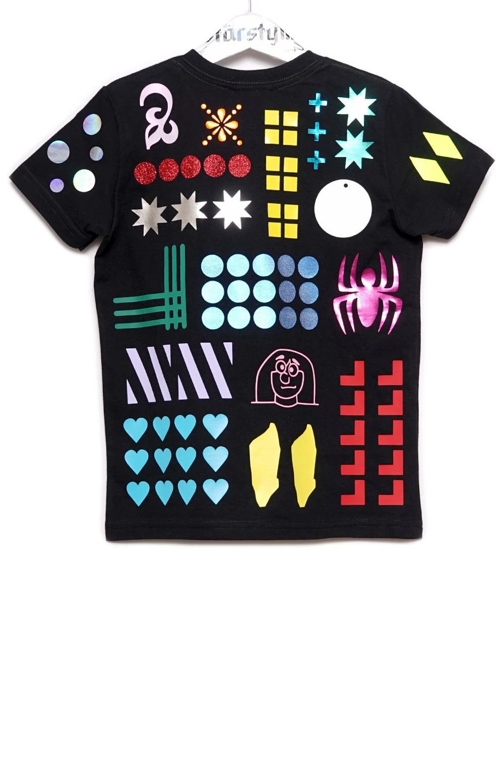 starstyling Black 12 to 14 Years Everything Allover T Shirt 4 starstyling Black 12 to 14 Years Everything Allover T Shirt