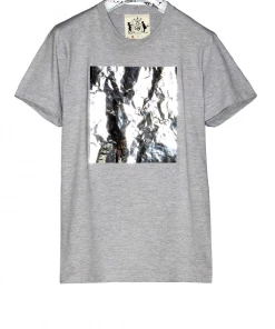 starstyling Sports Grey Silver Mirror Big Square T Shirt