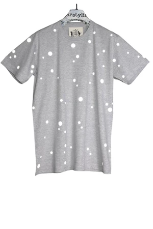 starstyling Grey Reflective Dots T-Shirt 3 starstyling Grey Reflective Dots T-Shirt