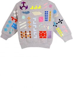 starstyling Grey 7 to 11 Years Everything Allover Sweater 8 starstyling Grey 7 to 11 Years Everything Allover Sweater