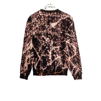 starstyling "Monochlor" Sweater Handpainted Black Cotton 4 starstyling "Monochlor" Sweater Handpainted Black Cotton