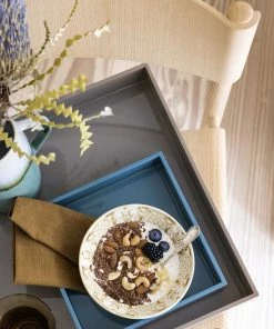 Bungalow DK Lacquer Square Tray Hemp 22,4x22,4x5cm 9 Bungalow DK Lacquer Square Tray Hemp 22,4x22,4x5cm