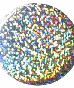 starstyling Multi Colored Silver Disco Button