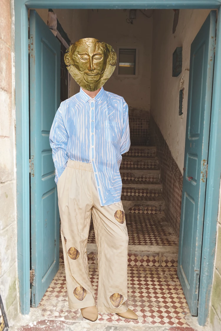 starstyling "Tree" Classic Man Shirt Blue 5 starstyling "Tree" Classic Man Shirt Blue