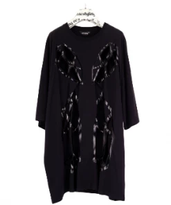 starstyling "Cut House" Bigshirt Black Cotton