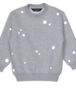 starstyling Grey 3 to 6 Years Reflective Dots Sweater