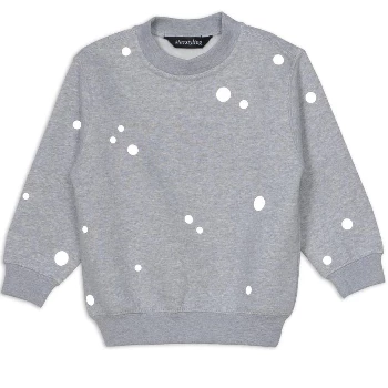 starstyling Grey 3 to 6 Years Reflective Dots Sweater 3 starstyling Grey 3 to 6 Years Reflective Dots Sweater