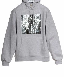 starstyling Grey Silver Mirror Big Square Hoody