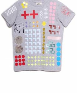 starstyling Grey 7 to 11 Years Everything Allover T Shirt