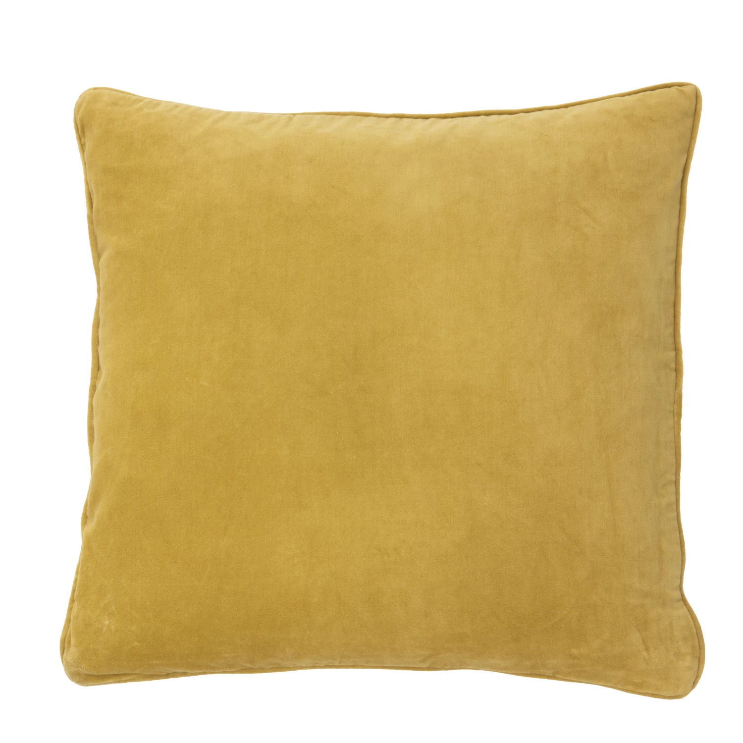 Bungalow DK Velvet Mustard Cushion 50x50cm 3 Bungalow DK Velvet Mustard Cushion 50x50cm