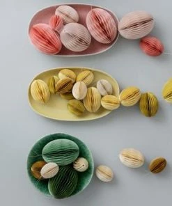 Bungalow DK Large Decorative Paper Easter Eggs