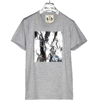 starstyling Sports Grey Silver Mirror Big Square T Shirt 3 starstyling Sports Grey Silver Mirror Big Square T Shirt