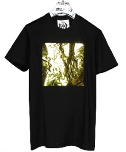 starstyling Black Gold Mirror Big Square T Shirt